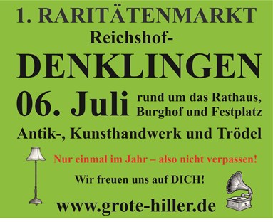 Markt Denklingen, Raritätenmarkt, Rund ums Rathaus und auf dem Burghof