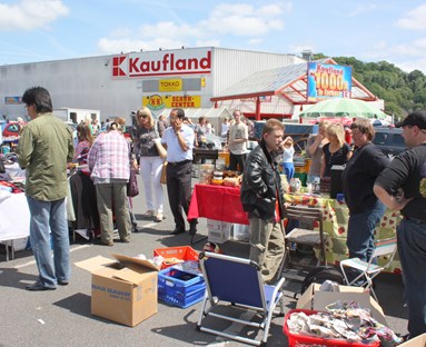 Markt Siegburg, Trödelmarkt beim KAUFLAND